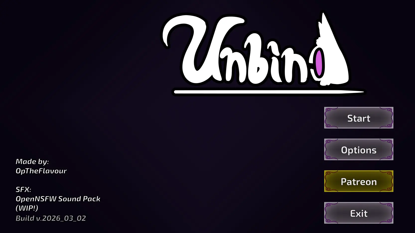 Unbind porn xxx game download cover
